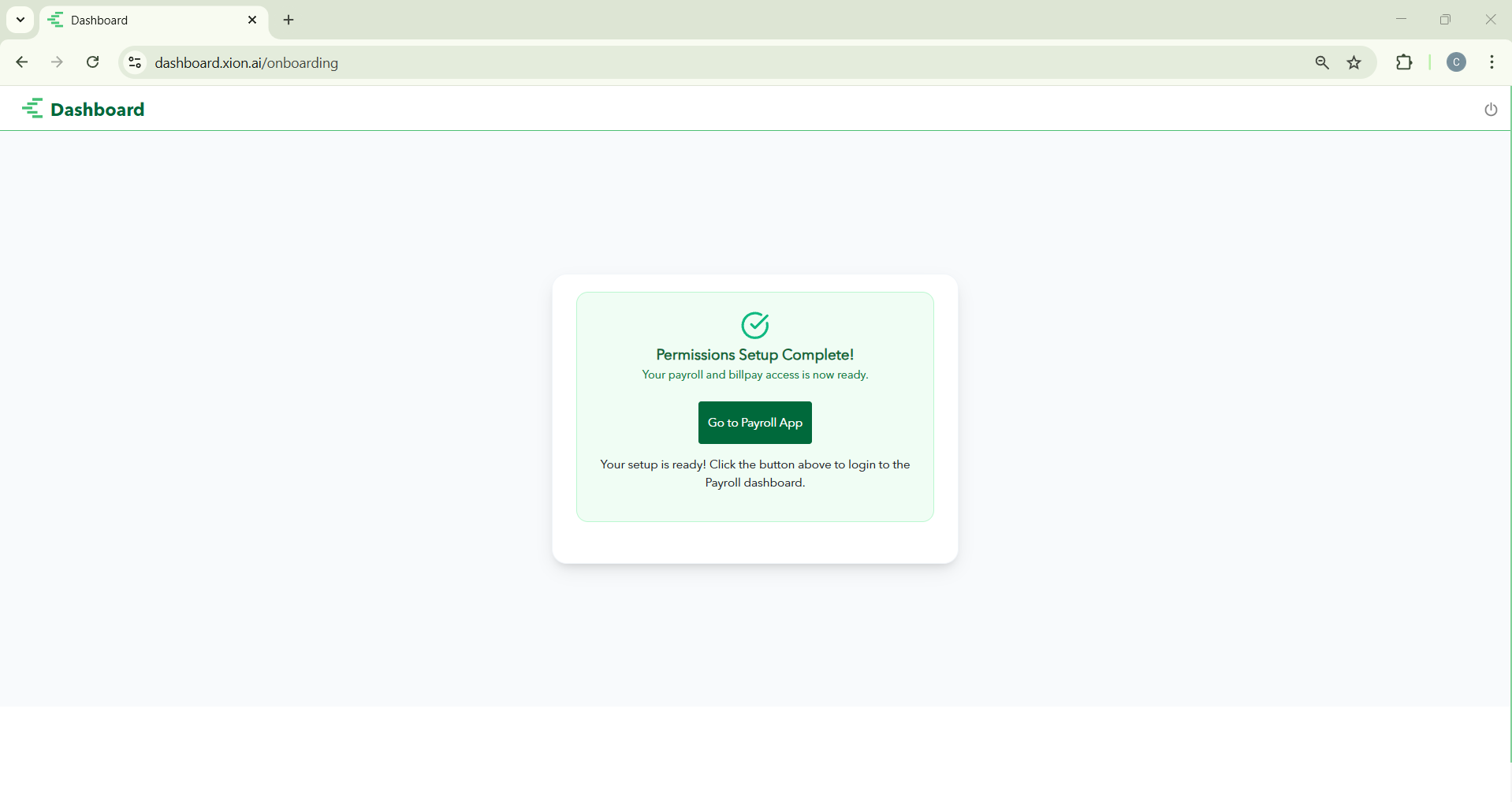 Finalising Permissions